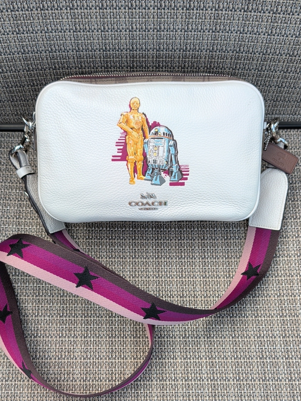 RARE Coach Jes Star Wars Droid Crossbody Bag (F88008) EUC